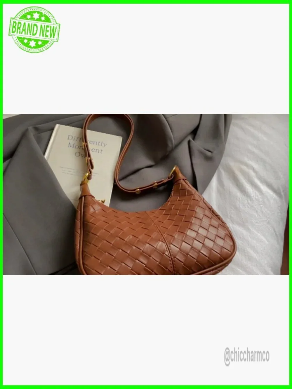 Small Hobo Bag Crescent Shoulder Crossbody Vegan Leather Mini Purse